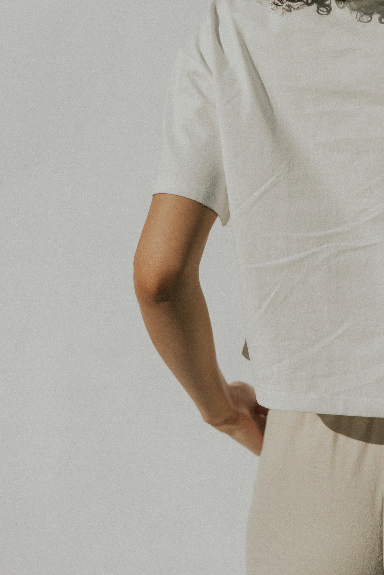 Essential Cotton Boxy Tee | White - Image 4
