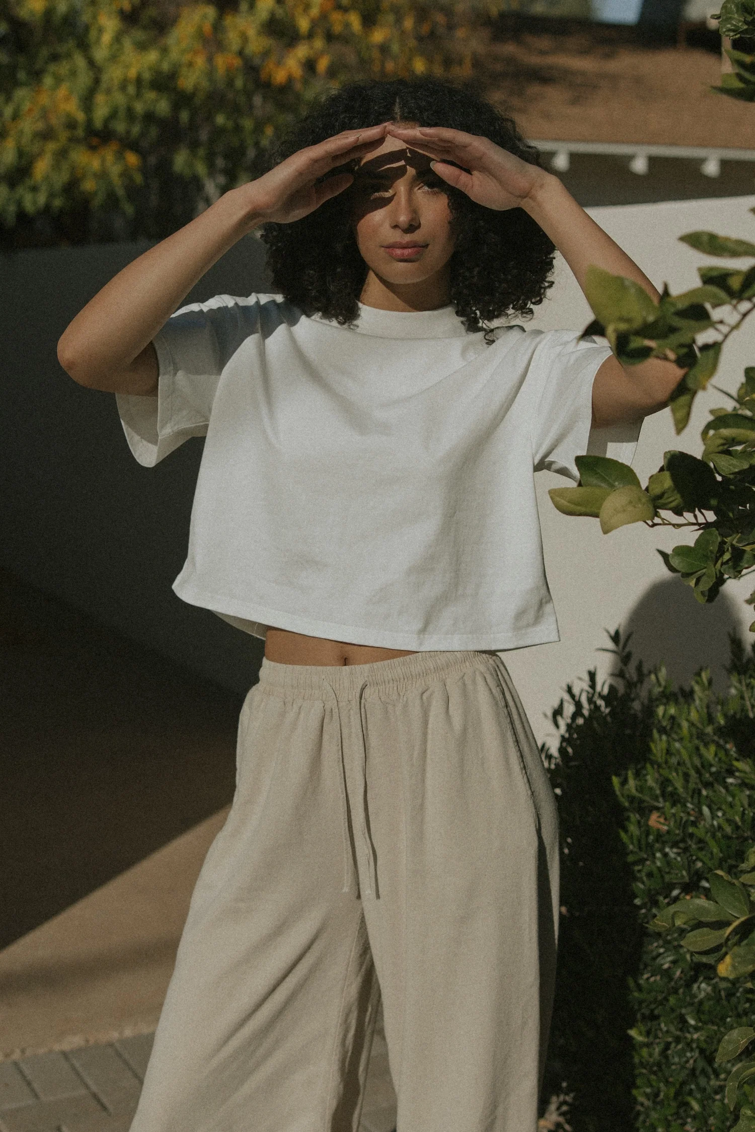 Essential Cotton Boxy Tee | White - Image 5