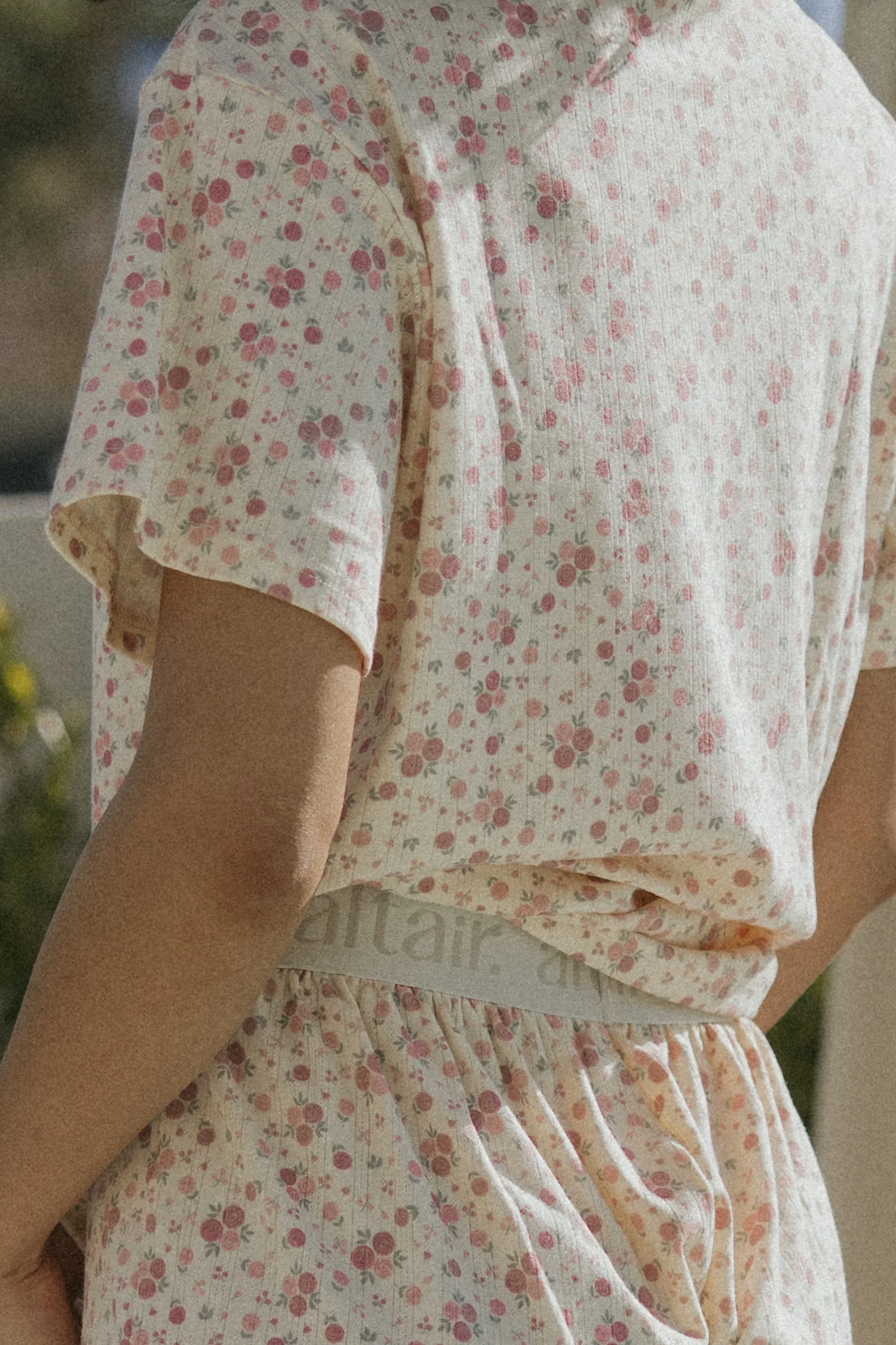 Juliet Top in Rose | Floral Oversized T-Shirt - Image 3