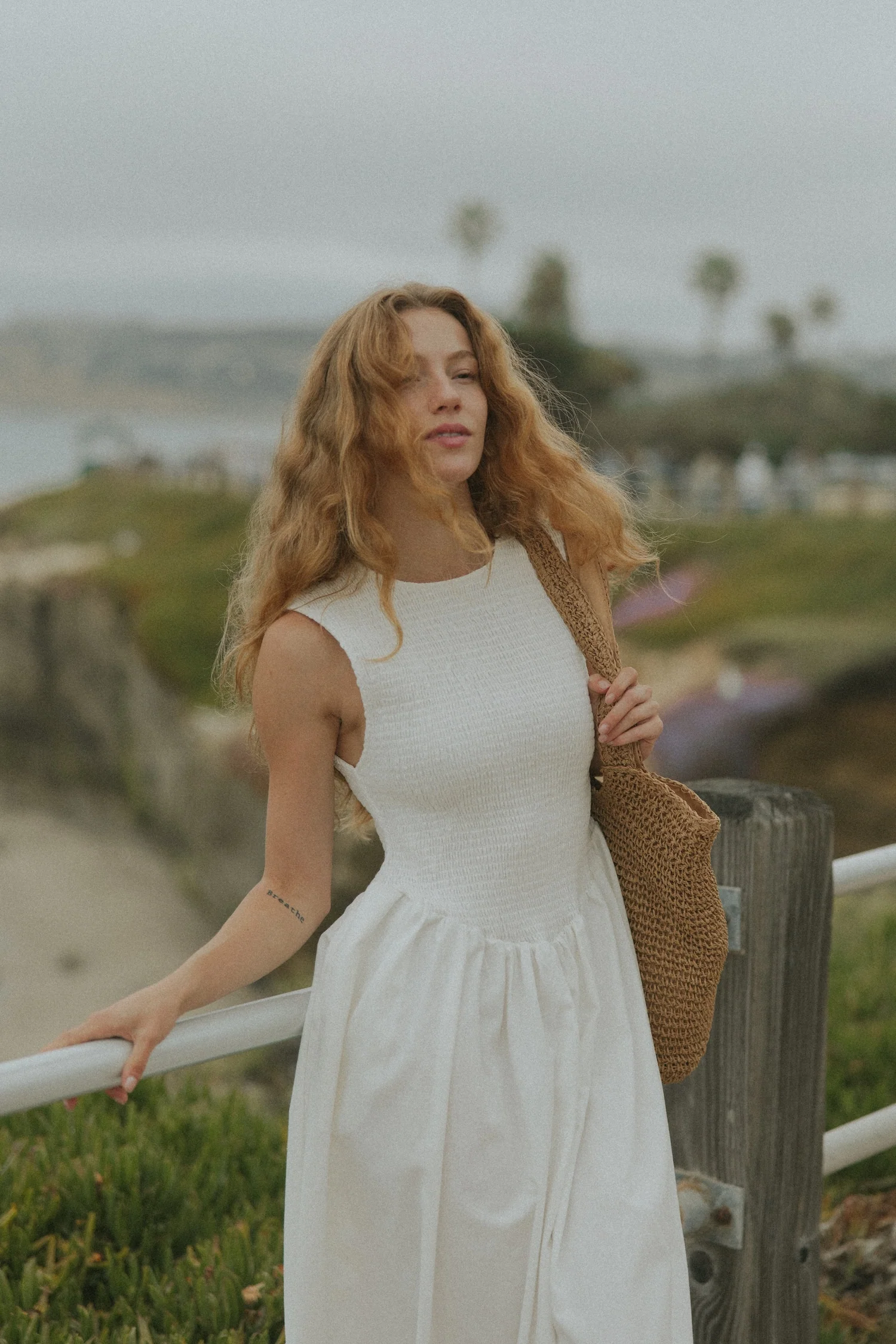 Mara Dress in White | Ruched White Full Length Dress - Image 3