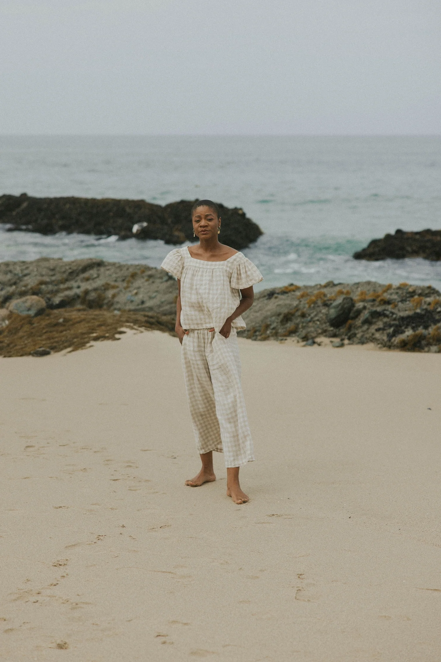 Meadow Pant in Gingham | Women's Gingham Pants - Image 3