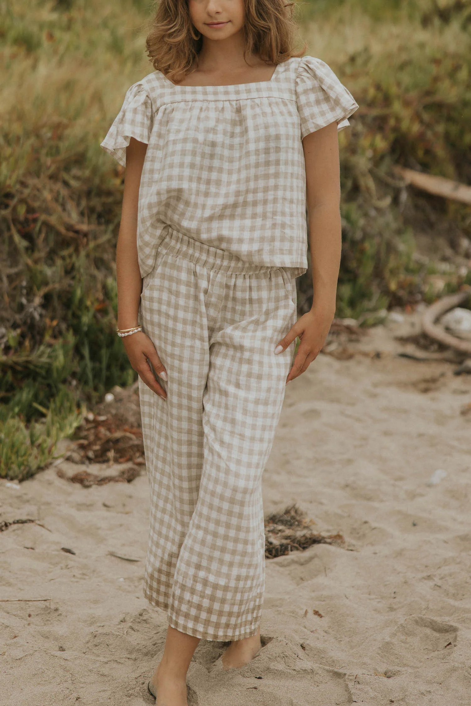 Meadow Pant in Gingham | Women's Gingham Pants - Image 6