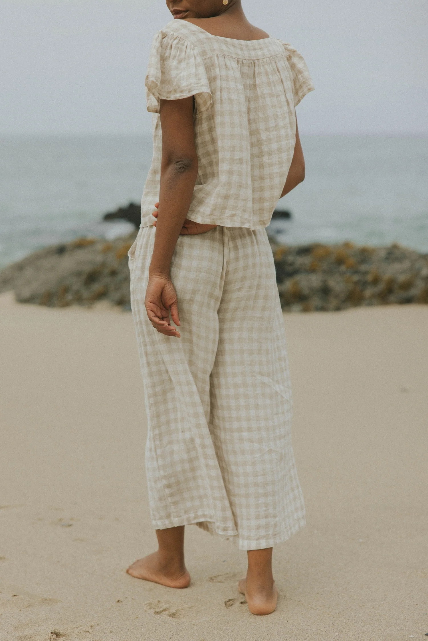 Meadow Pant in Gingham | Women's Gingham Pants - Image 8