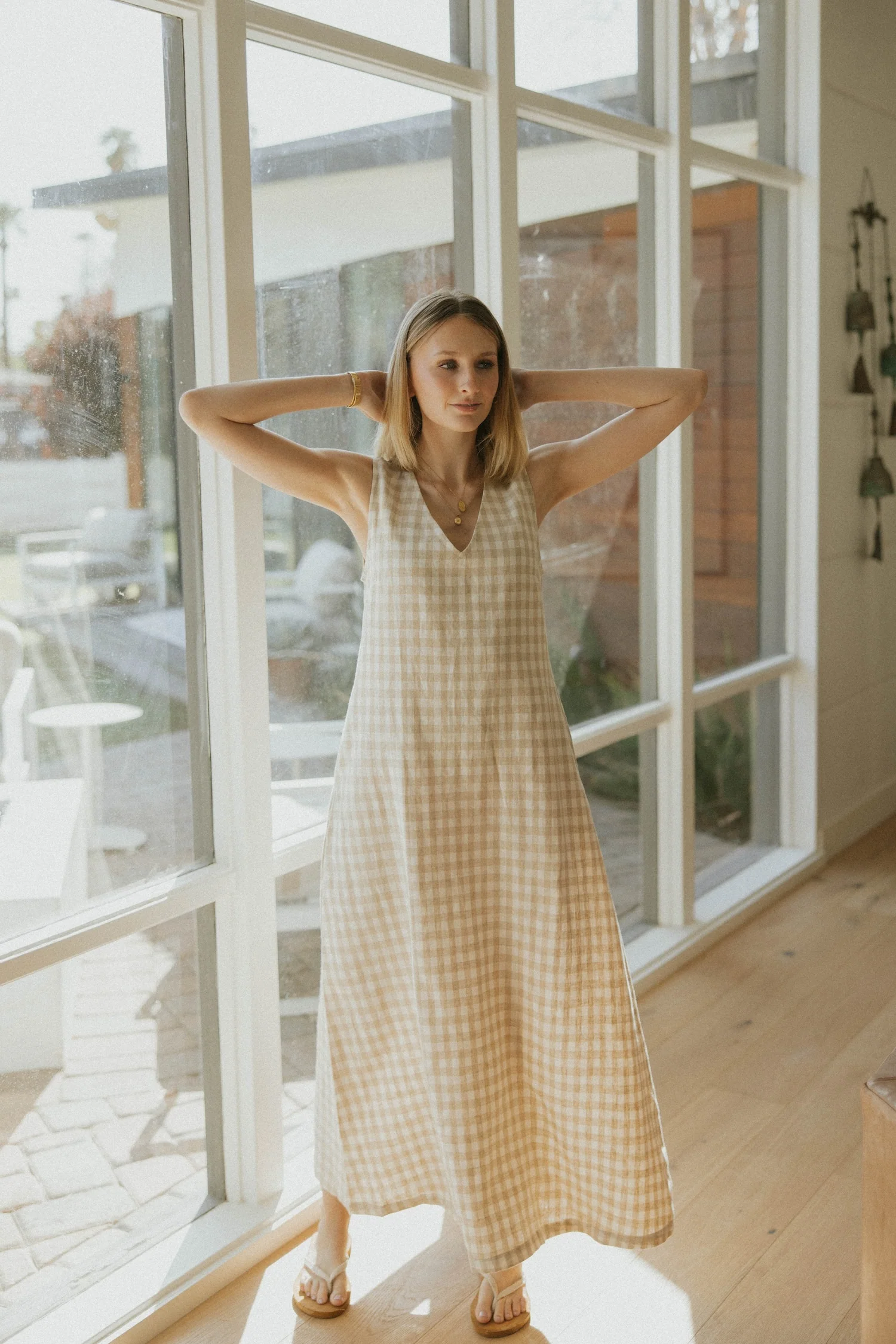 Pradera Dress in Gingham | Pullover Dress - Image 5