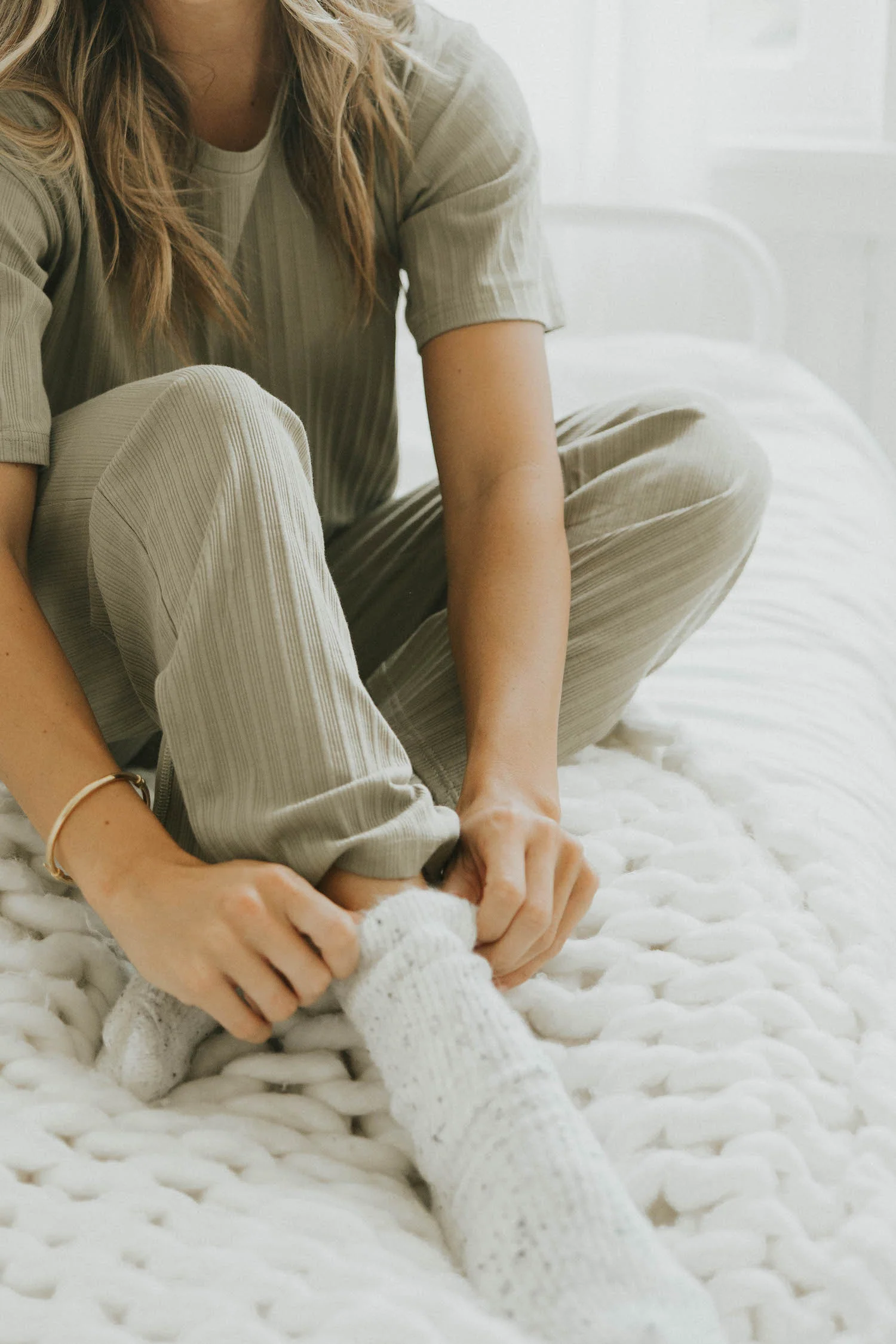 Wool Mid-Rise Pull-On Socks - Image 5