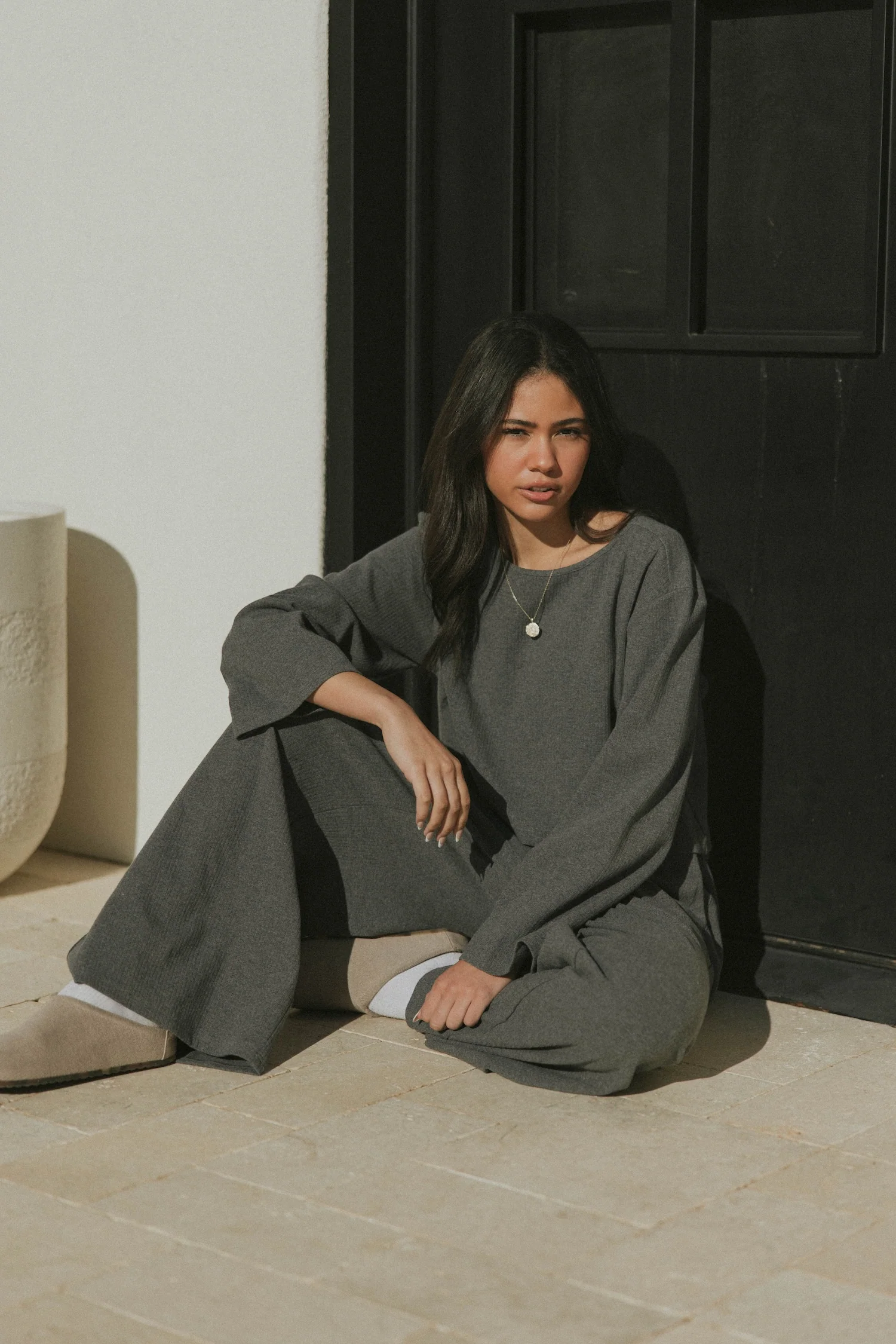 Zoe Thermal Long-Sleeve | Charcoal - Image 4